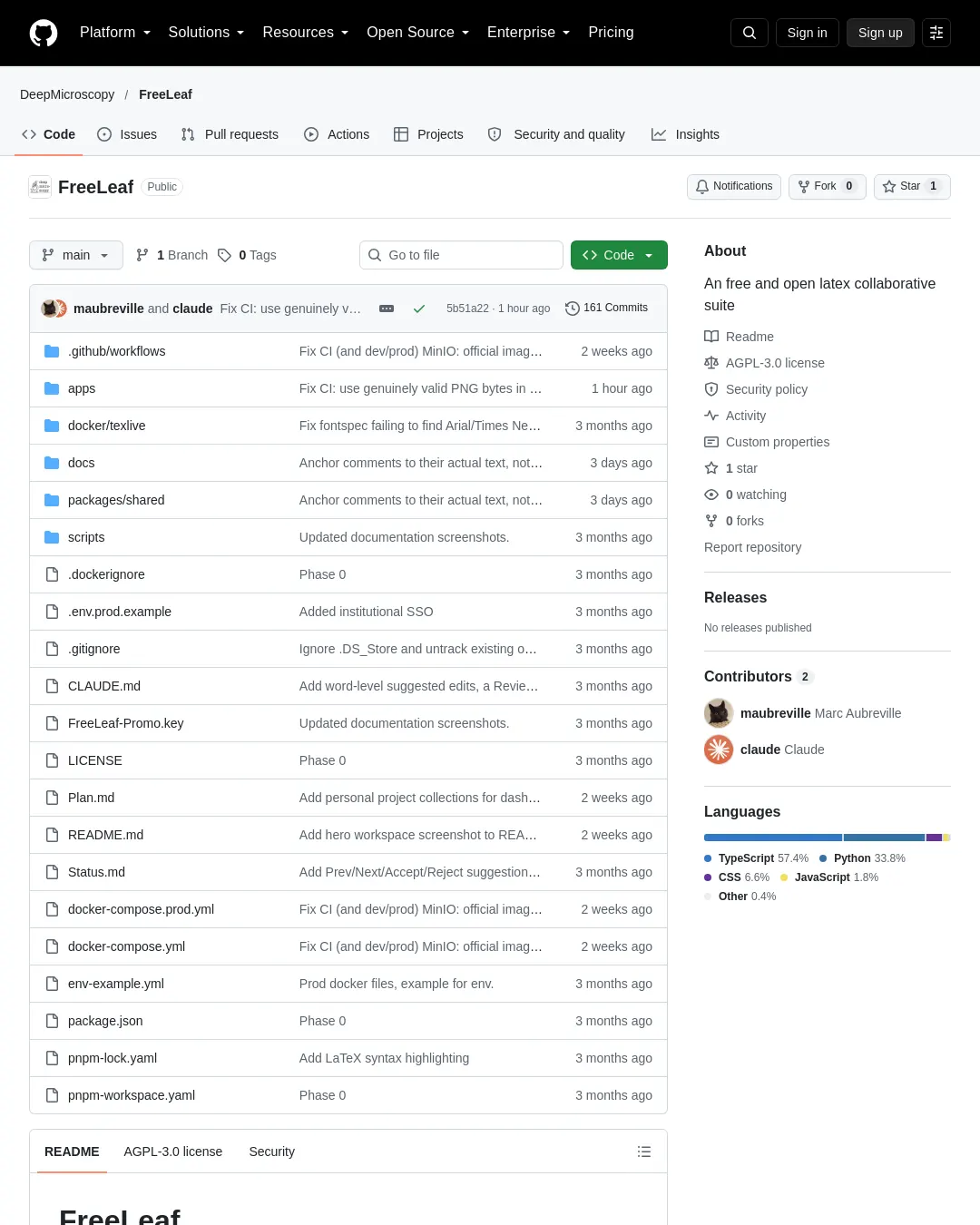 원문 캡처 · github.com