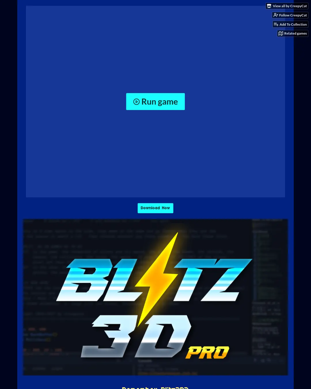 원문 캡처 · blackcreepycat.itch.io