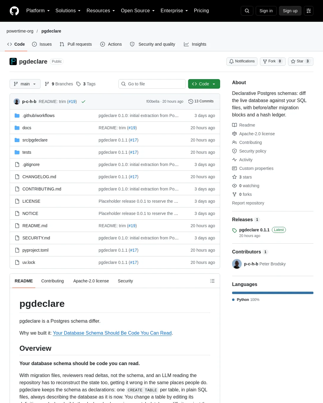 원문 캡처 · github.com
