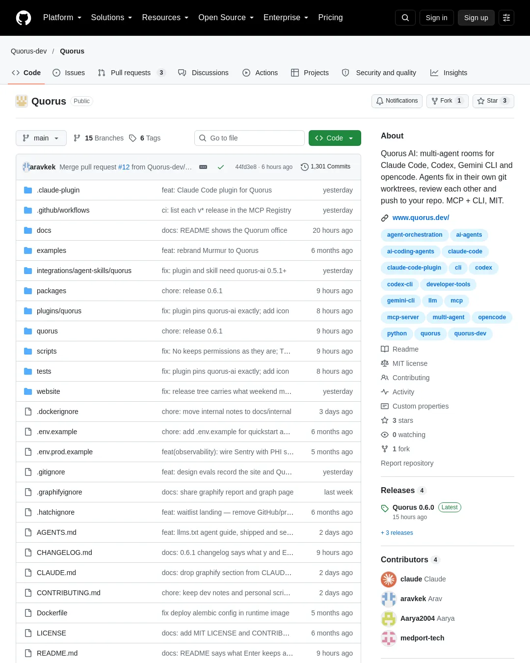 원문 캡처 · github.com