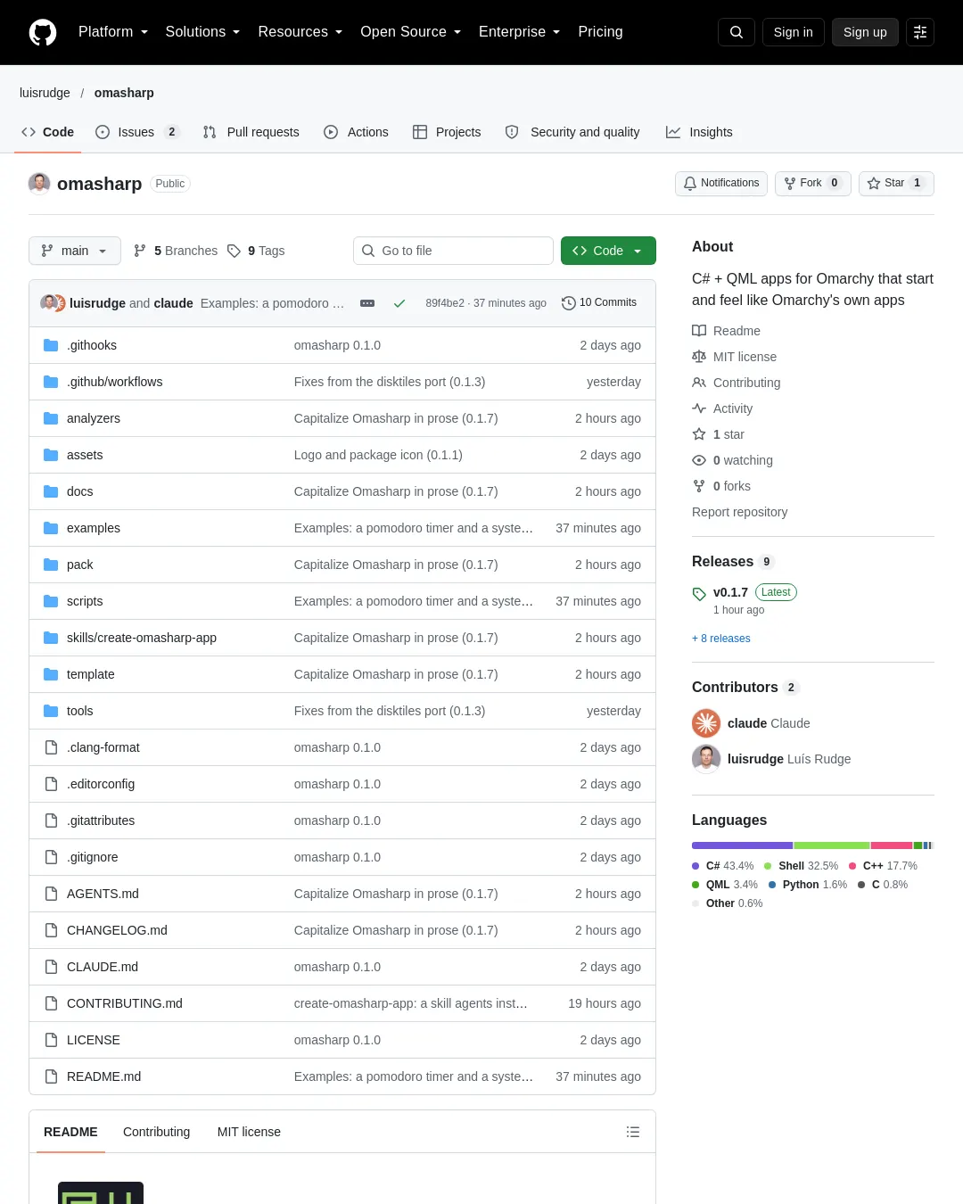 원문 캡처 · github.com