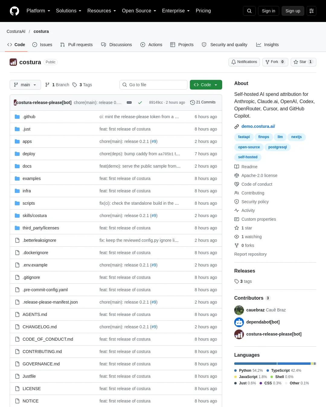 원문 캡처 · github.com
