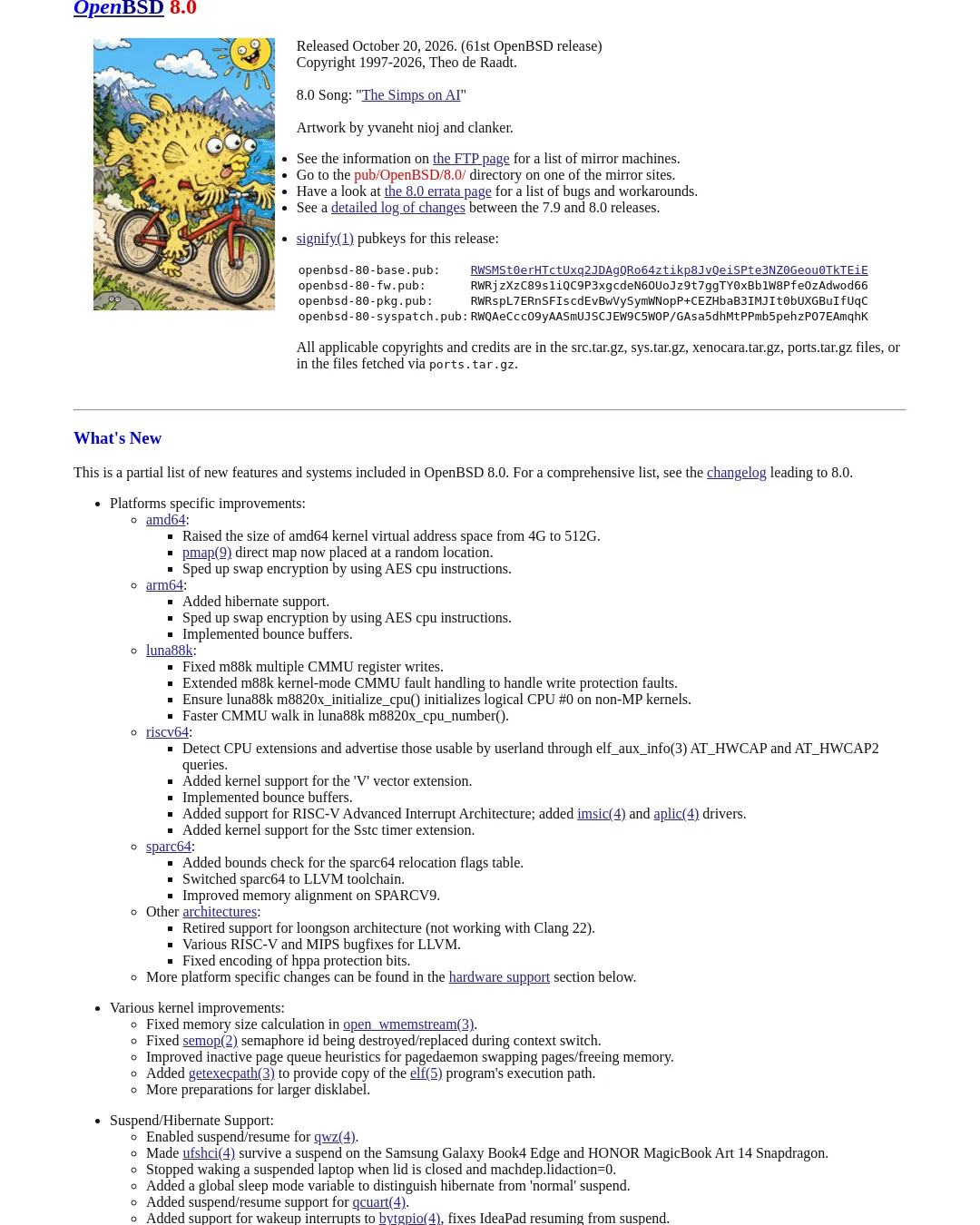 원문 캡처 · openbsd.org