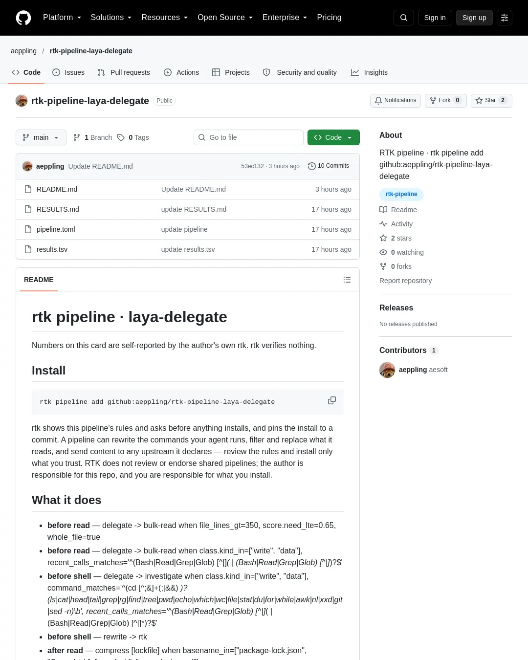 원문 캡처 · github.com