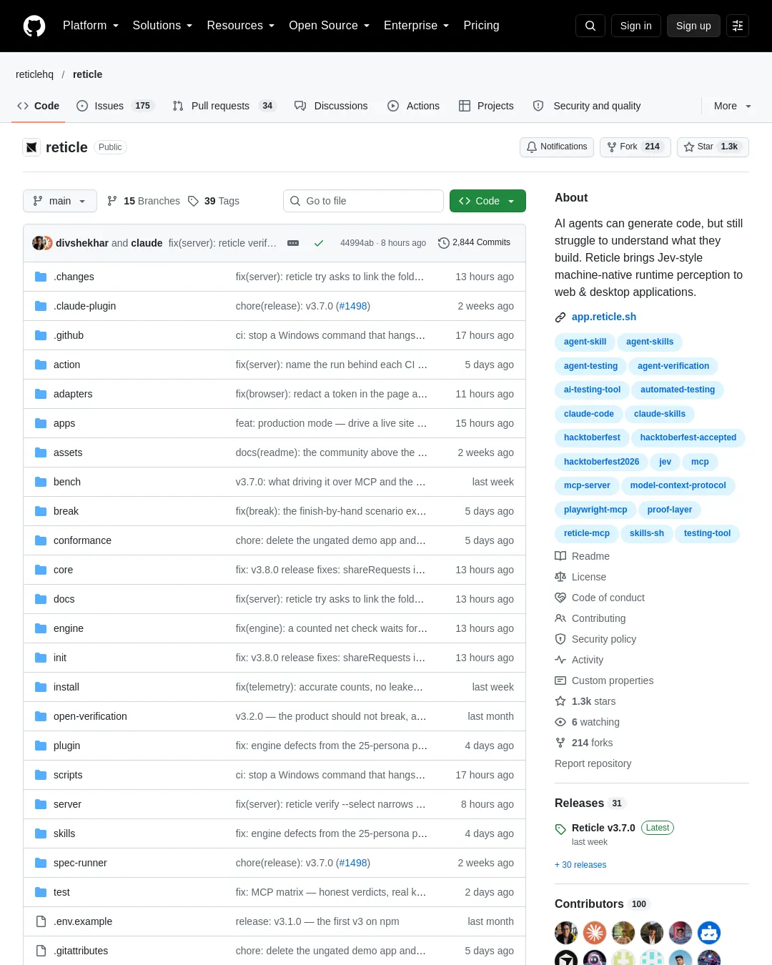 원문 캡처 · github.com