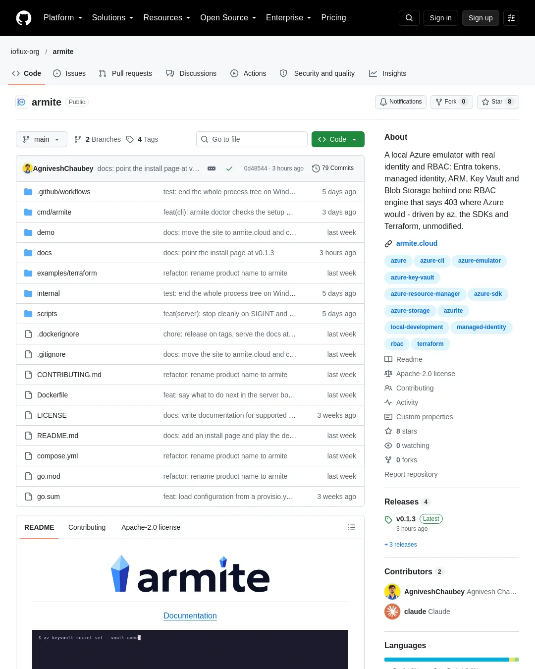 원문 캡처 · github.com