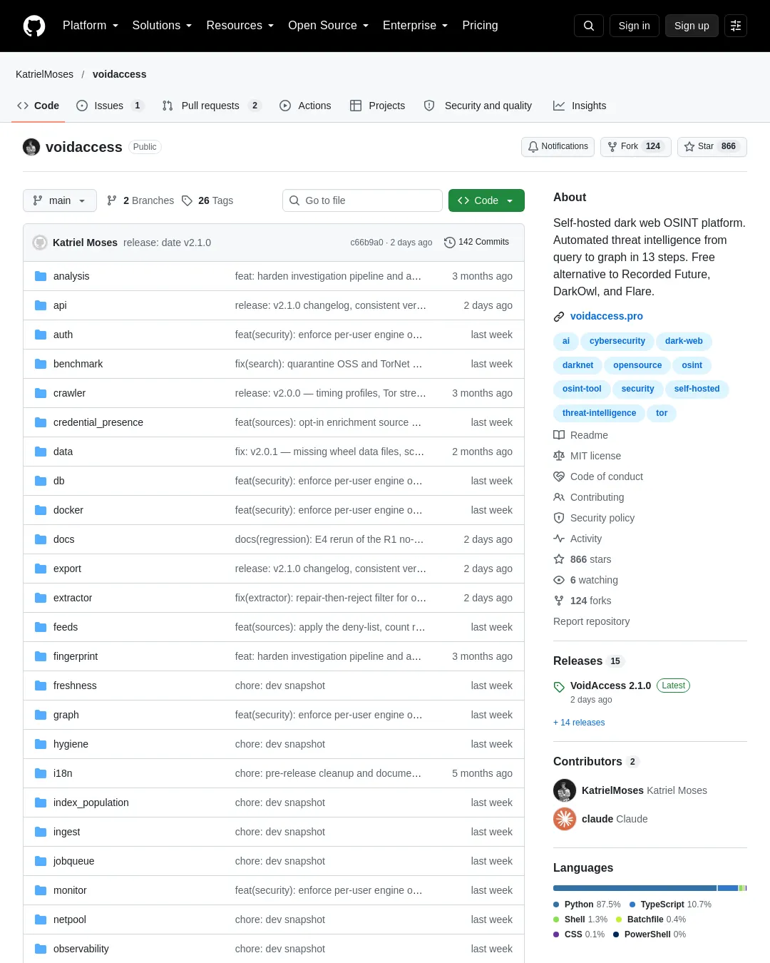 원문 캡처 · github.com