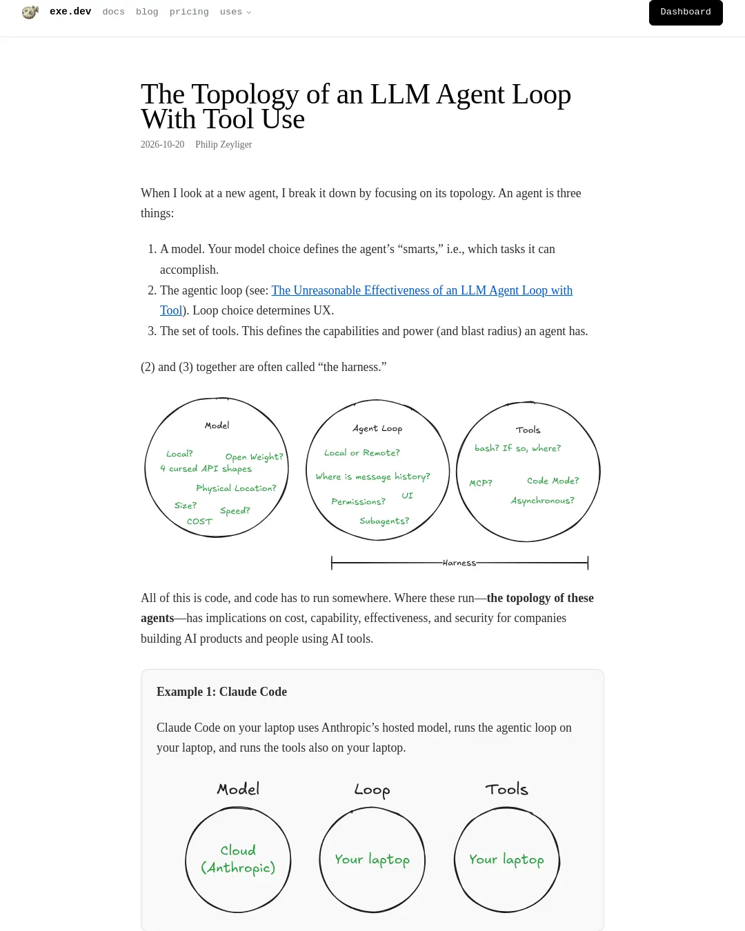원문 캡처 · blog.exe.dev