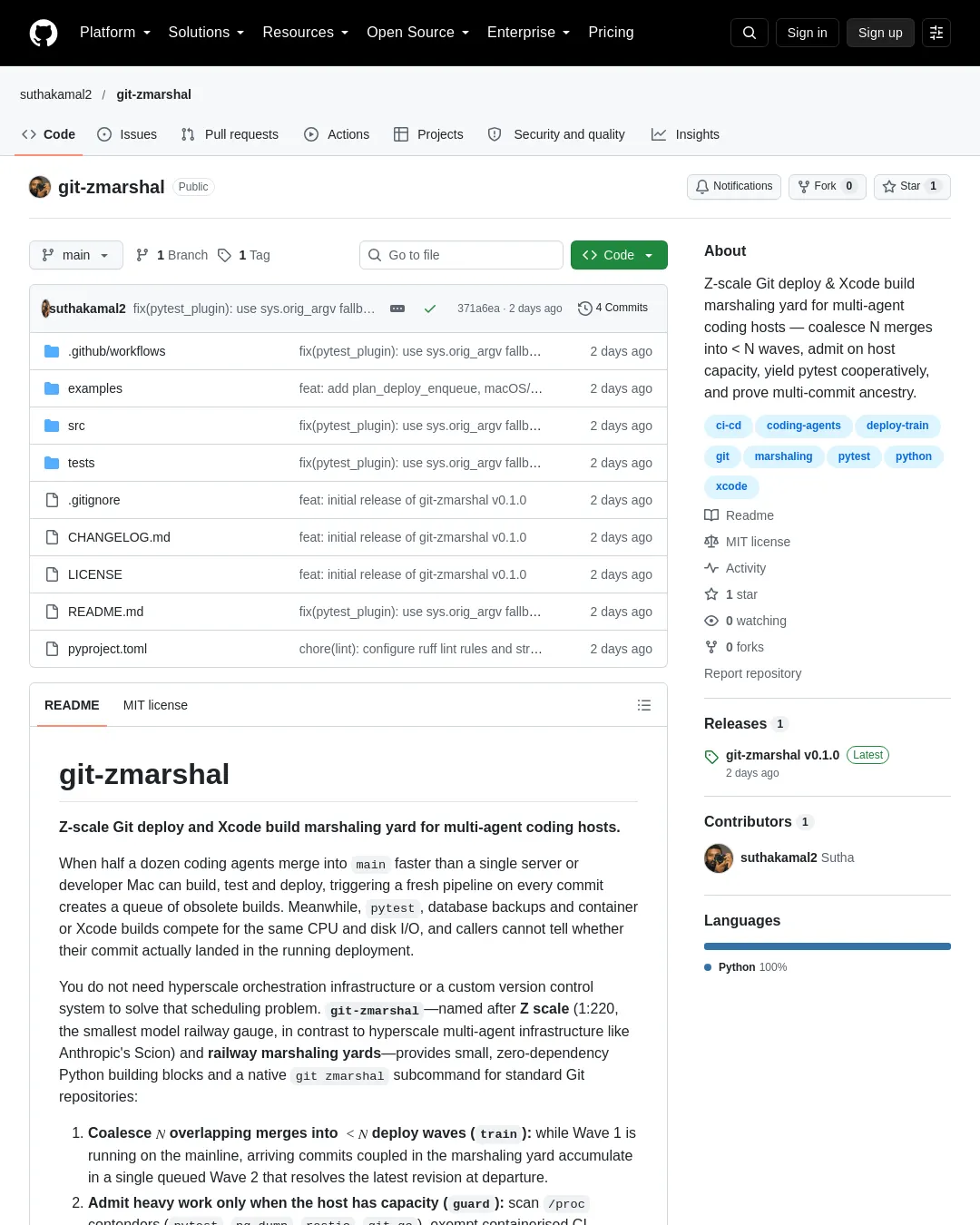 원문 캡처 · github.com