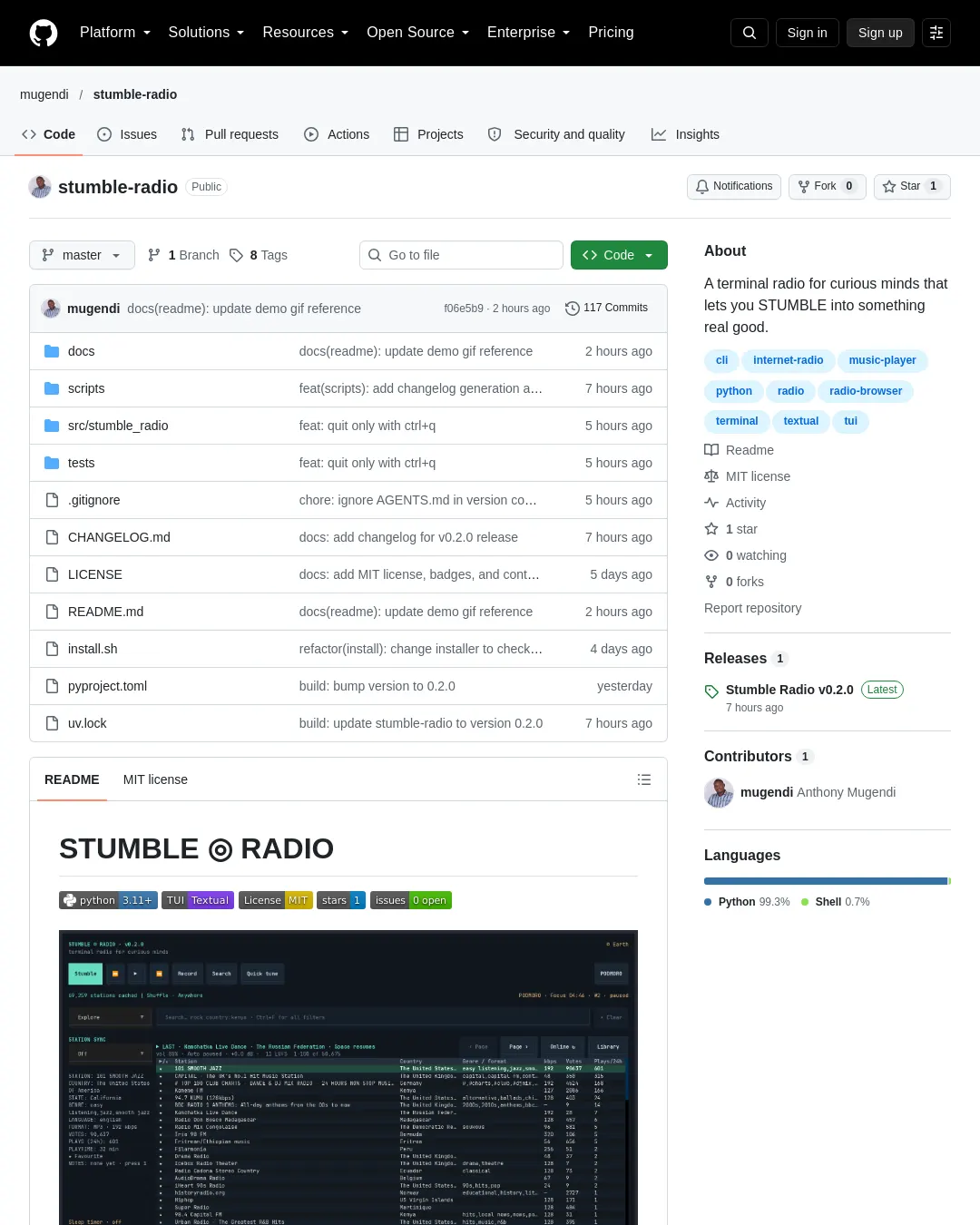 원문 캡처 · github.com
