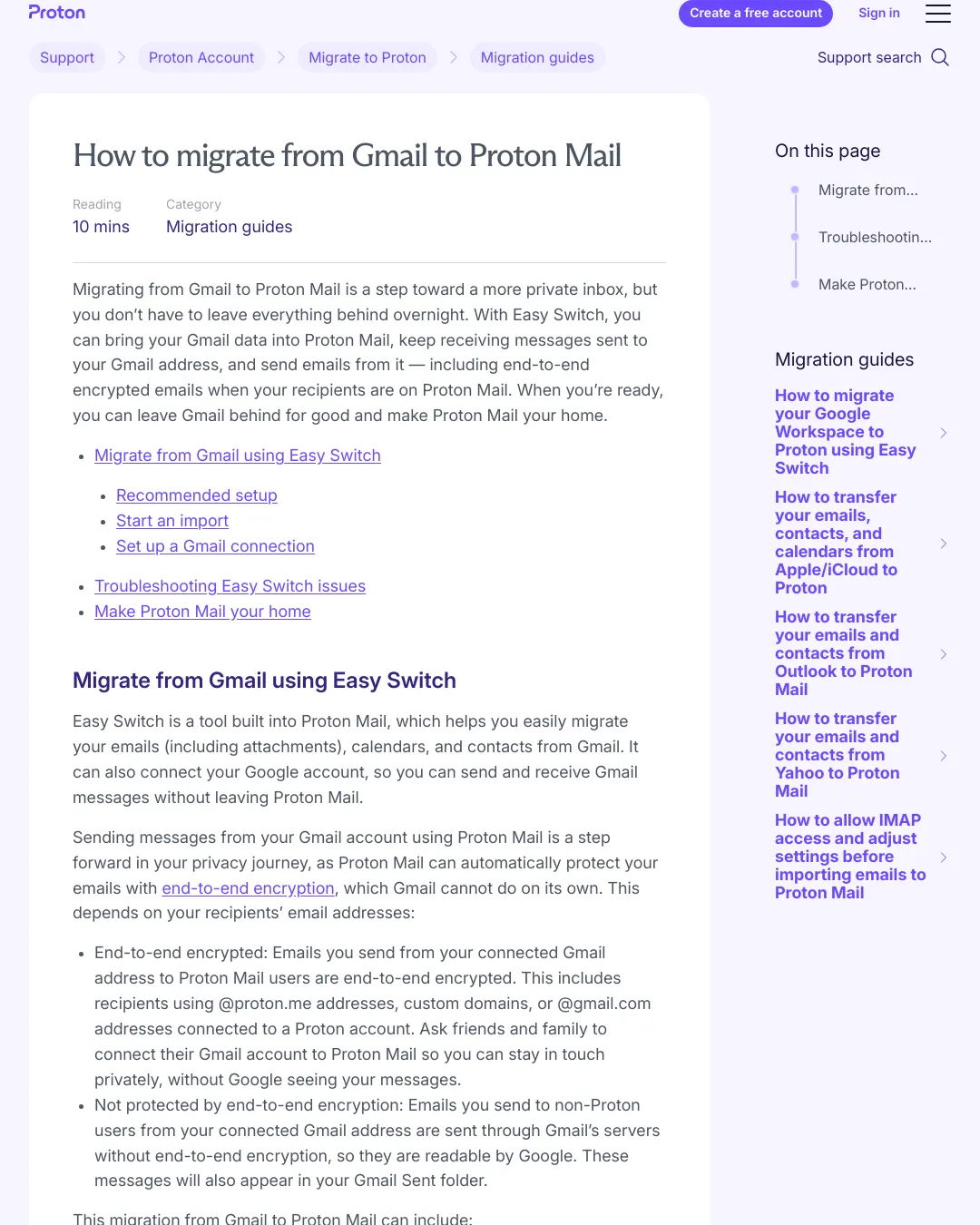 원문 캡처 · proton.me