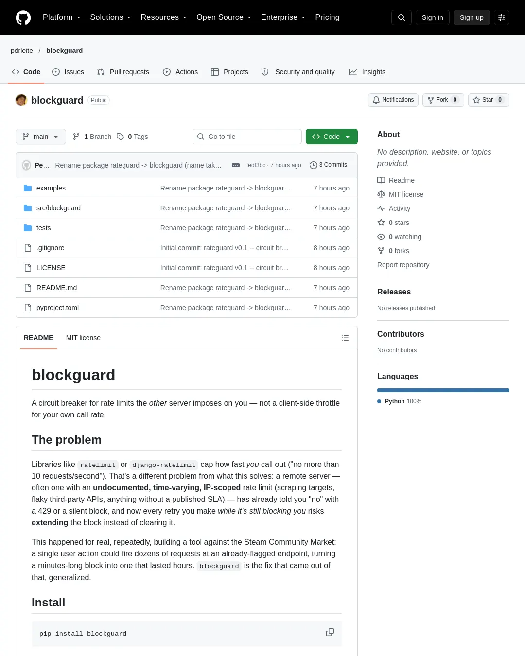 원문 캡처 · github.com
