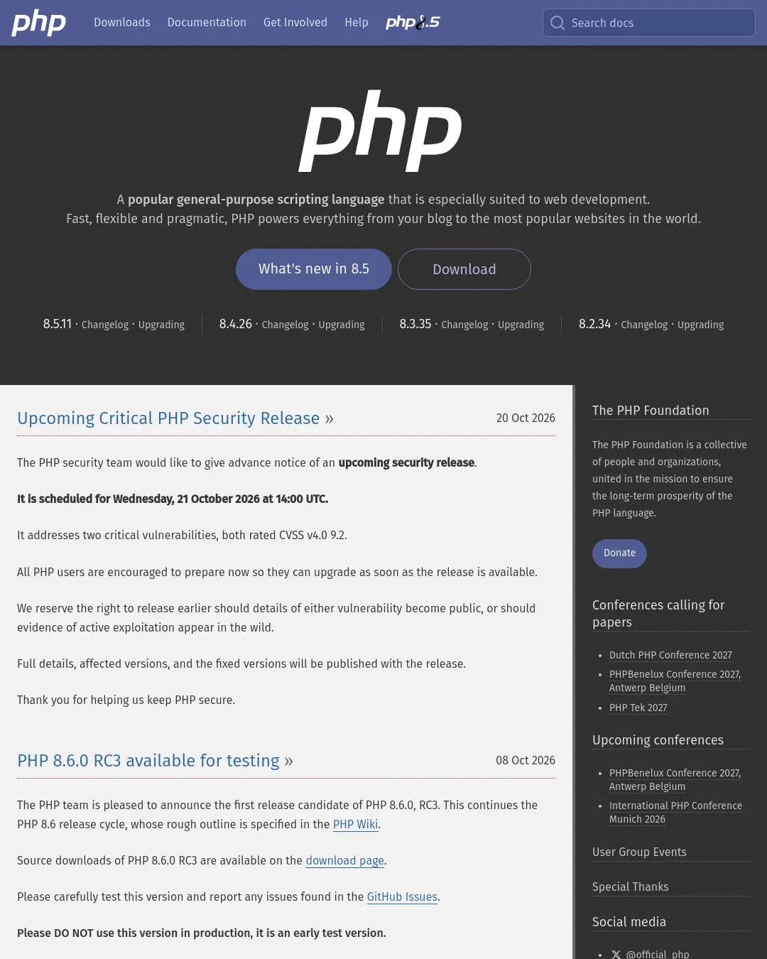 원문 캡처 · php.net