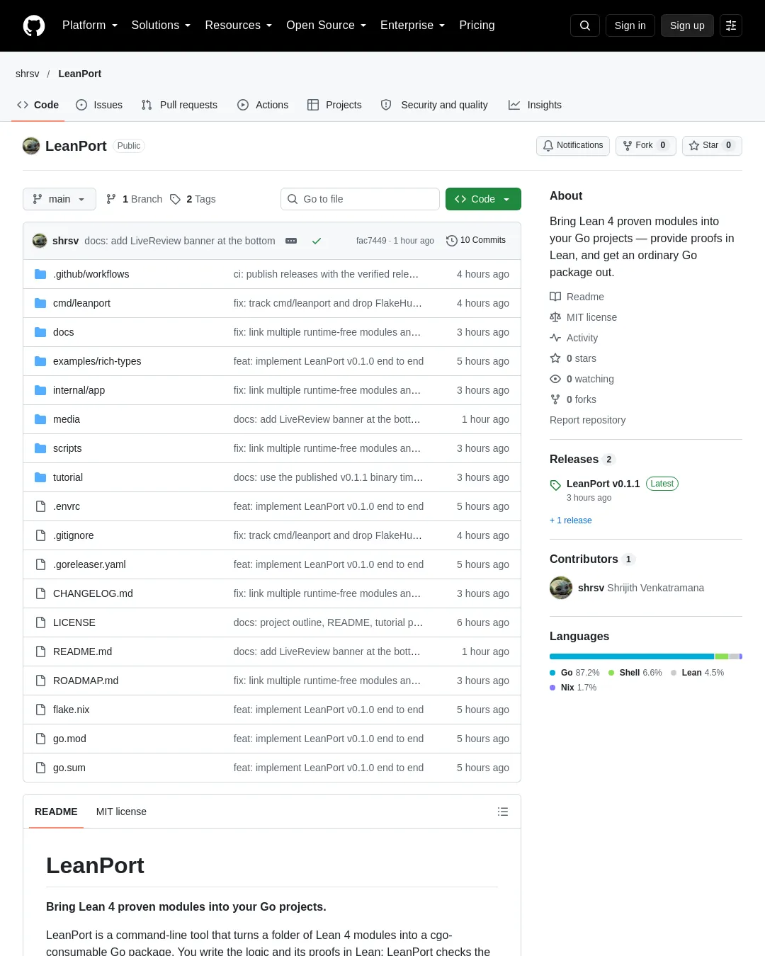 원문 캡처 · github.com