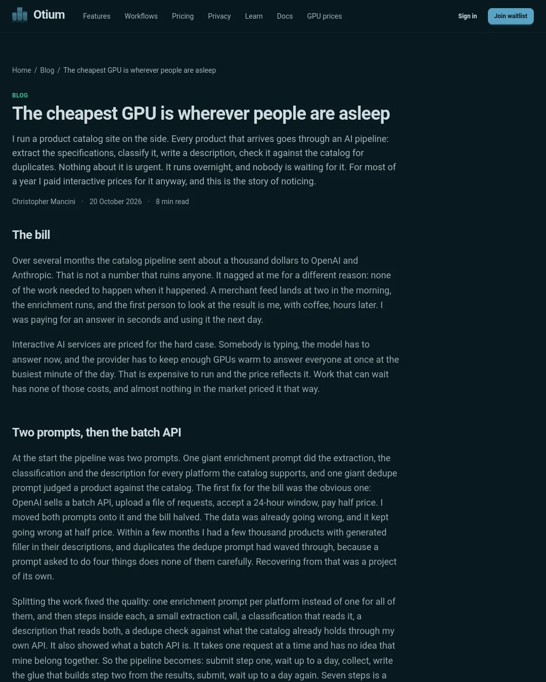 원문 캡처 · getotium.ai