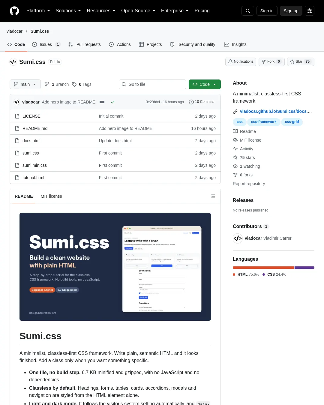 원문 캡처 · github.com