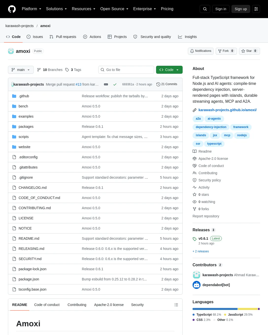 원문 캡처 · github.com