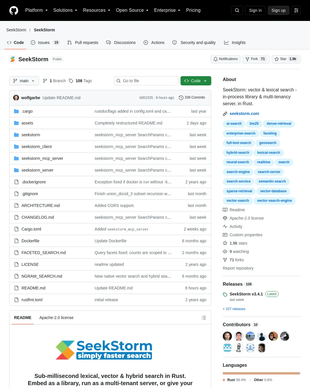 원문 캡처 · github.com