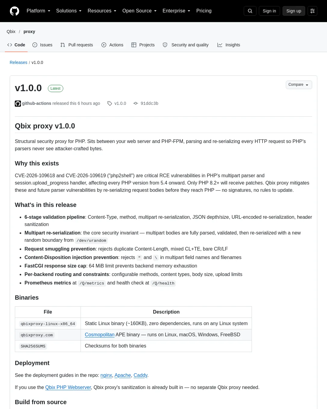 원문 캡처 · github.com