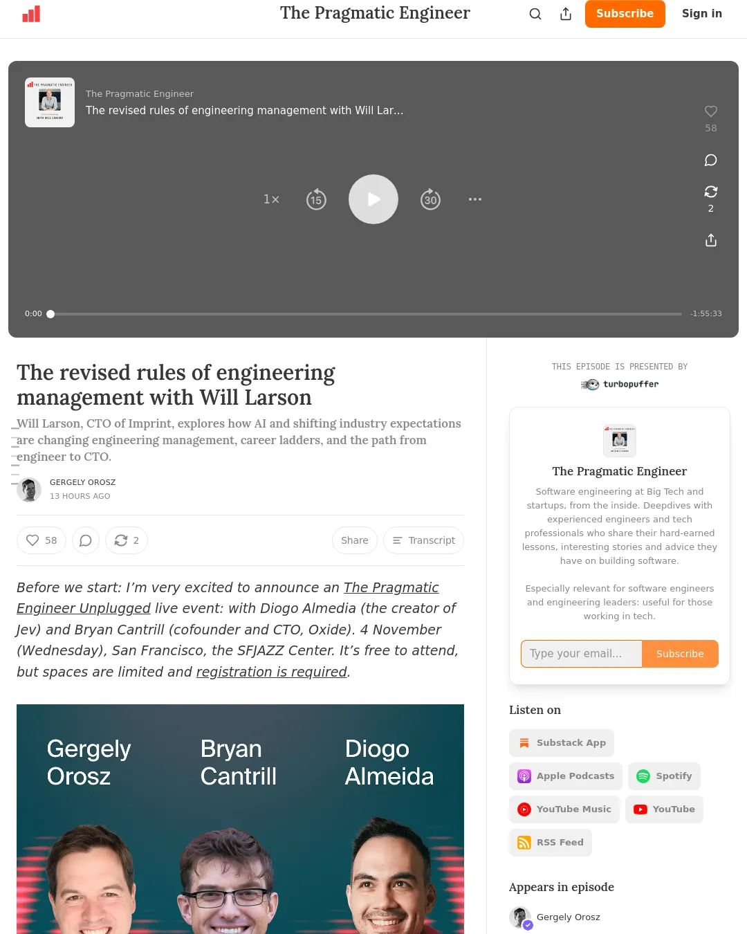원문 캡처 · newsletter.pragmaticengineer.com