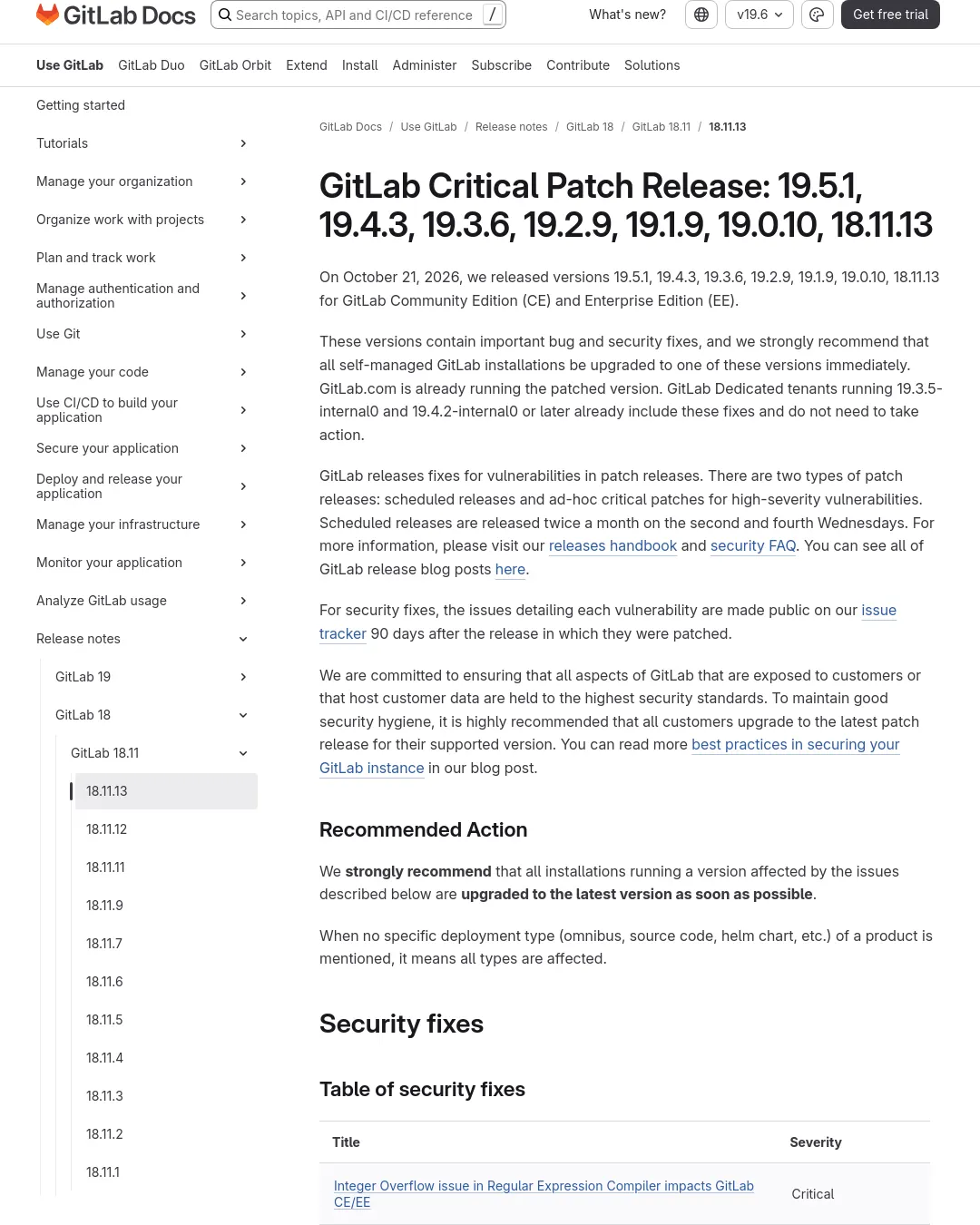 원문 캡처 · docs.gitlab.com