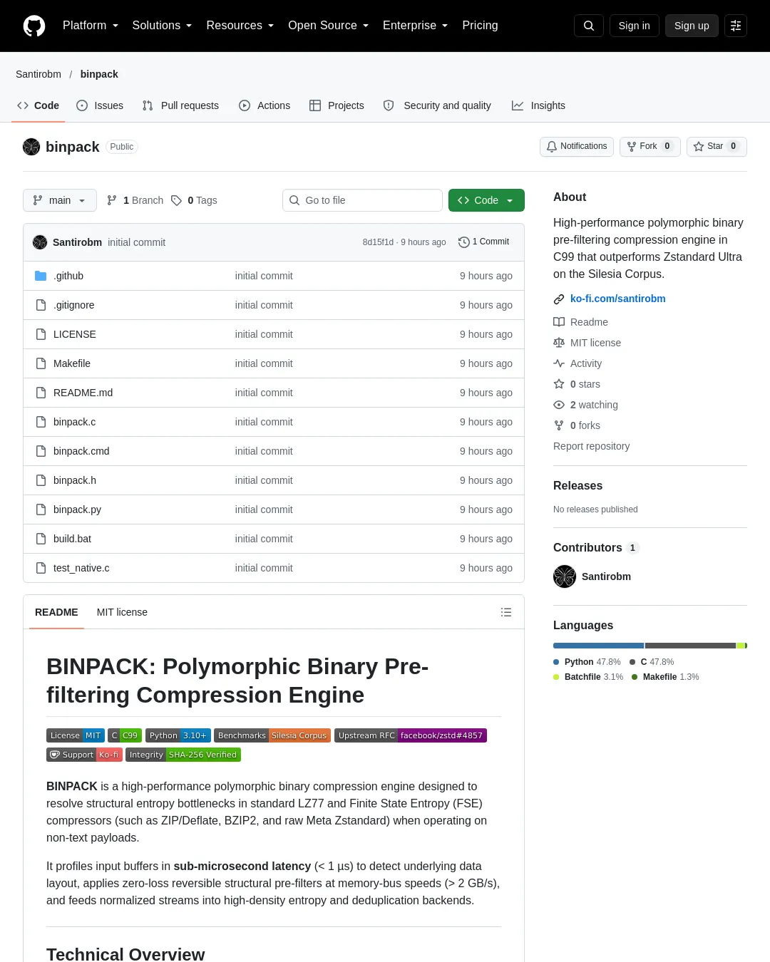 원문 캡처 · github.com