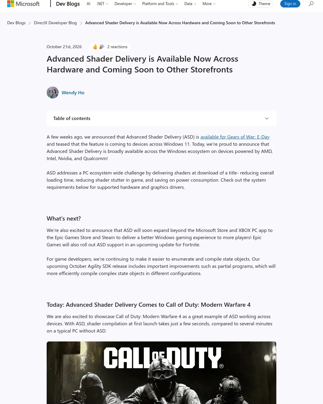 원문 캡처 · devblogs.microsoft.com