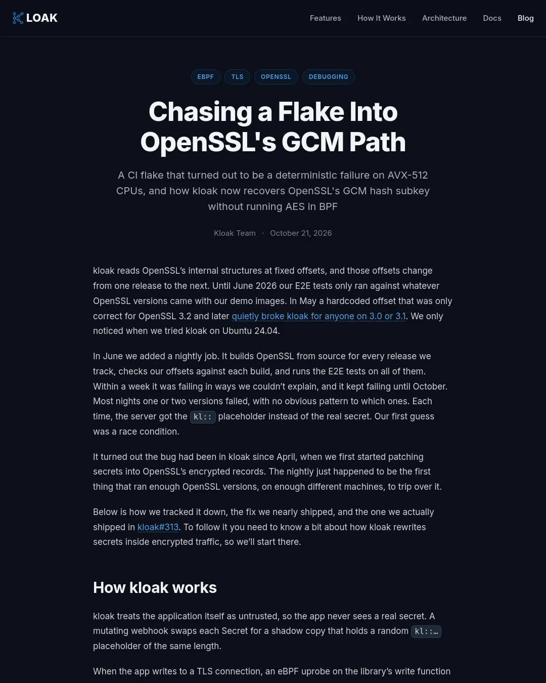 원문 캡처 · getkloak.io