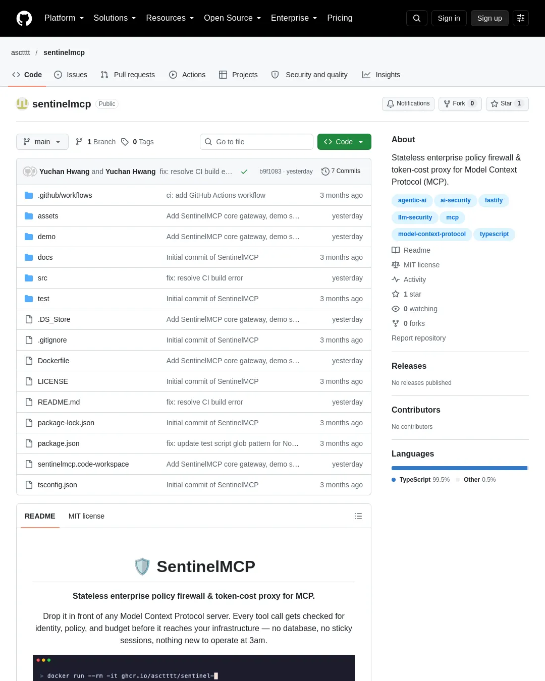 원문 캡처 · github.com