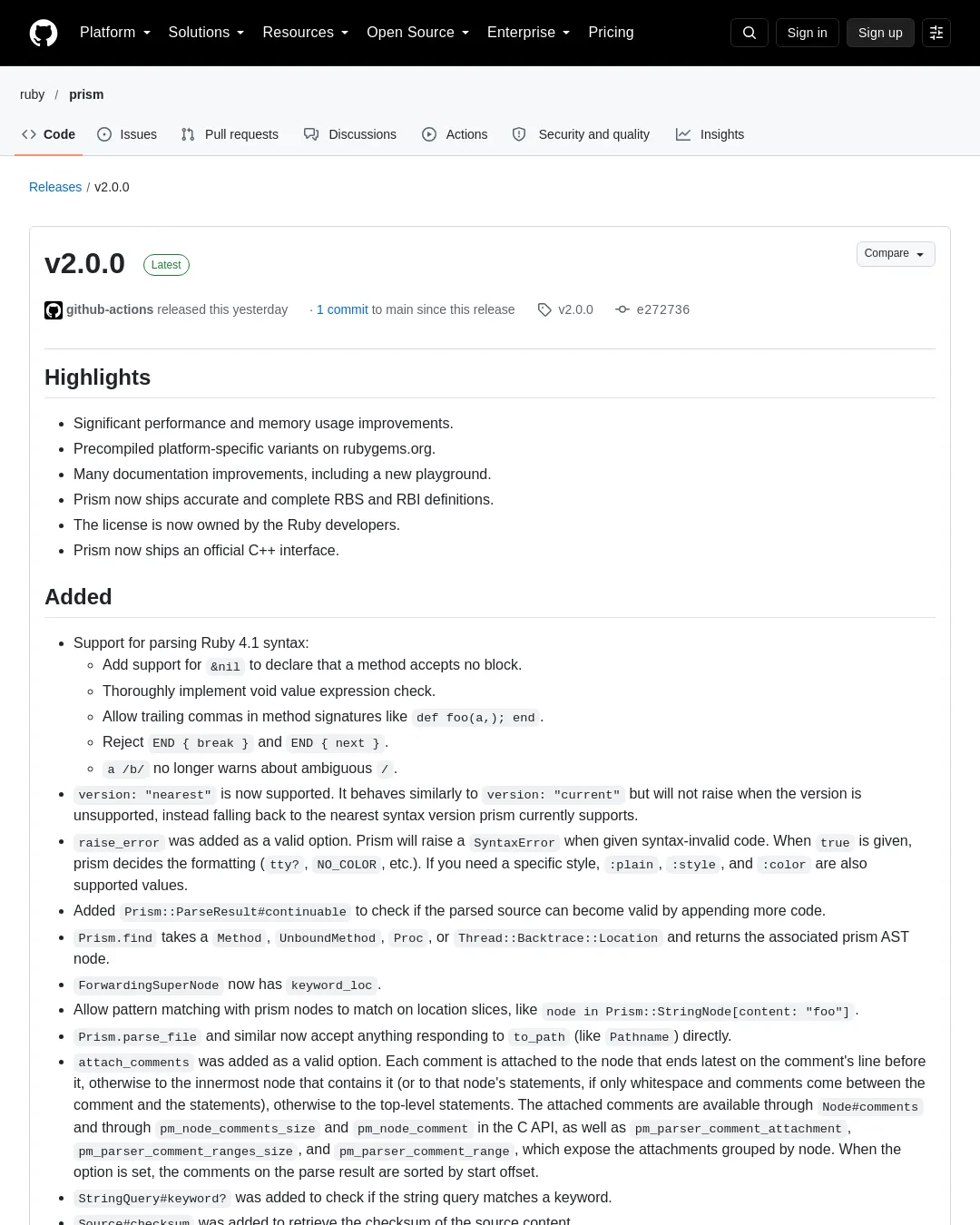 원문 캡처 · github.com