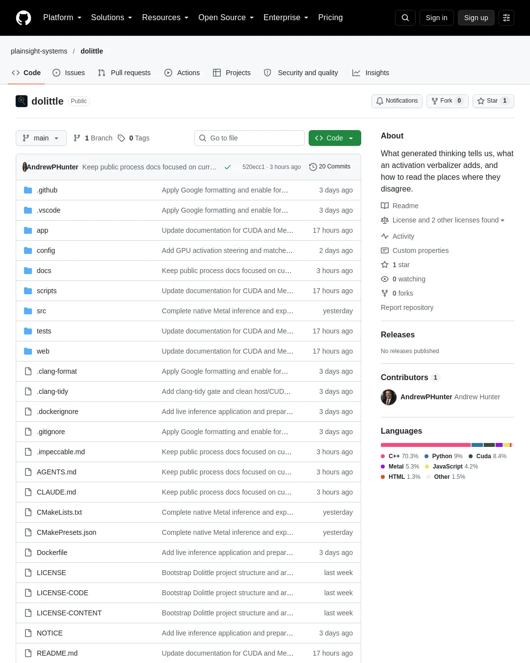 원문 캡처 · github.com