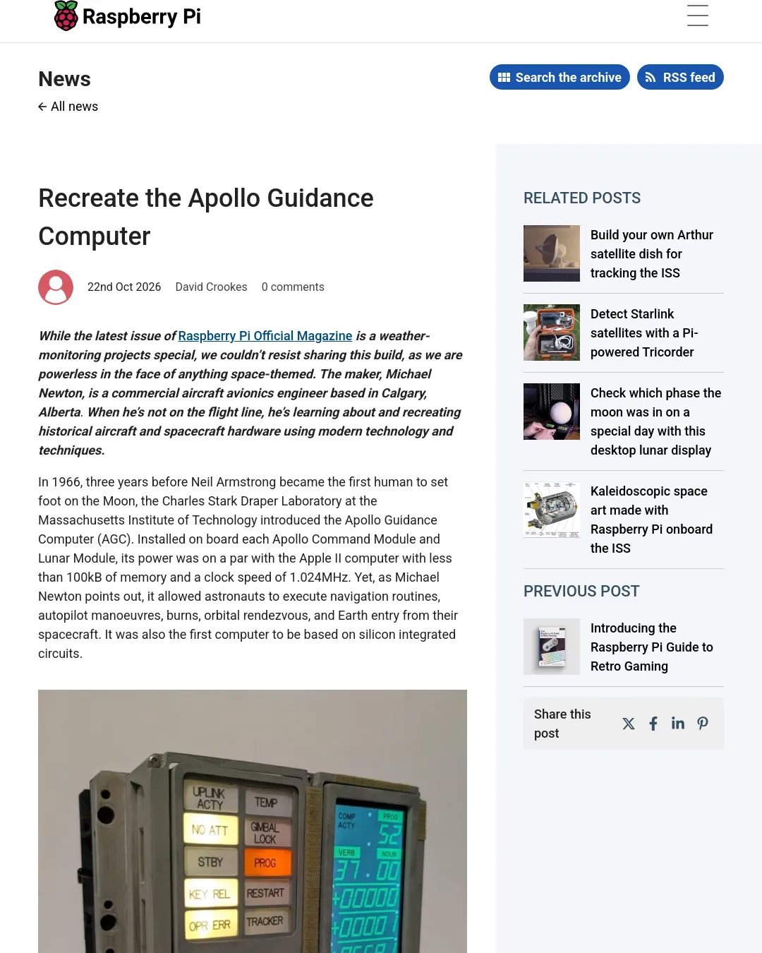 원문 캡처 · raspberrypi.com