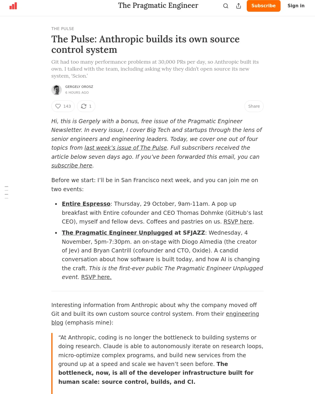 원문 캡처 · newsletter.pragmaticengineer.com