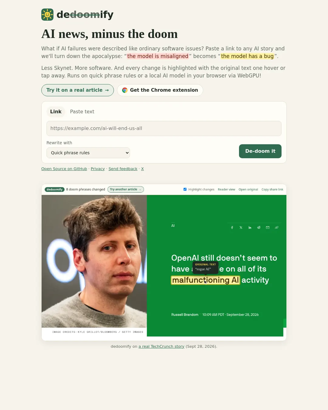 원문 캡처 · dedoomify.com