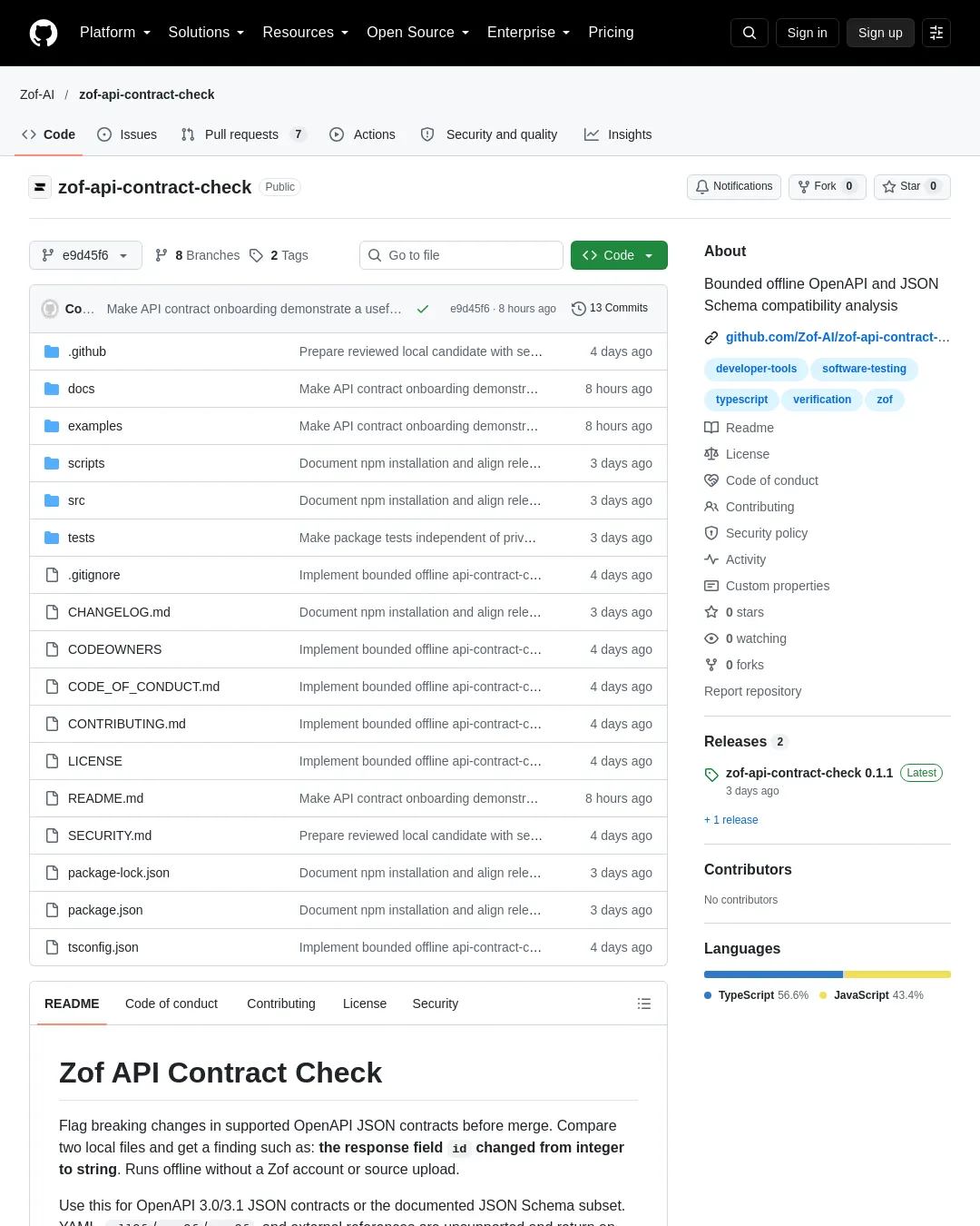 원문 캡처 · github.com