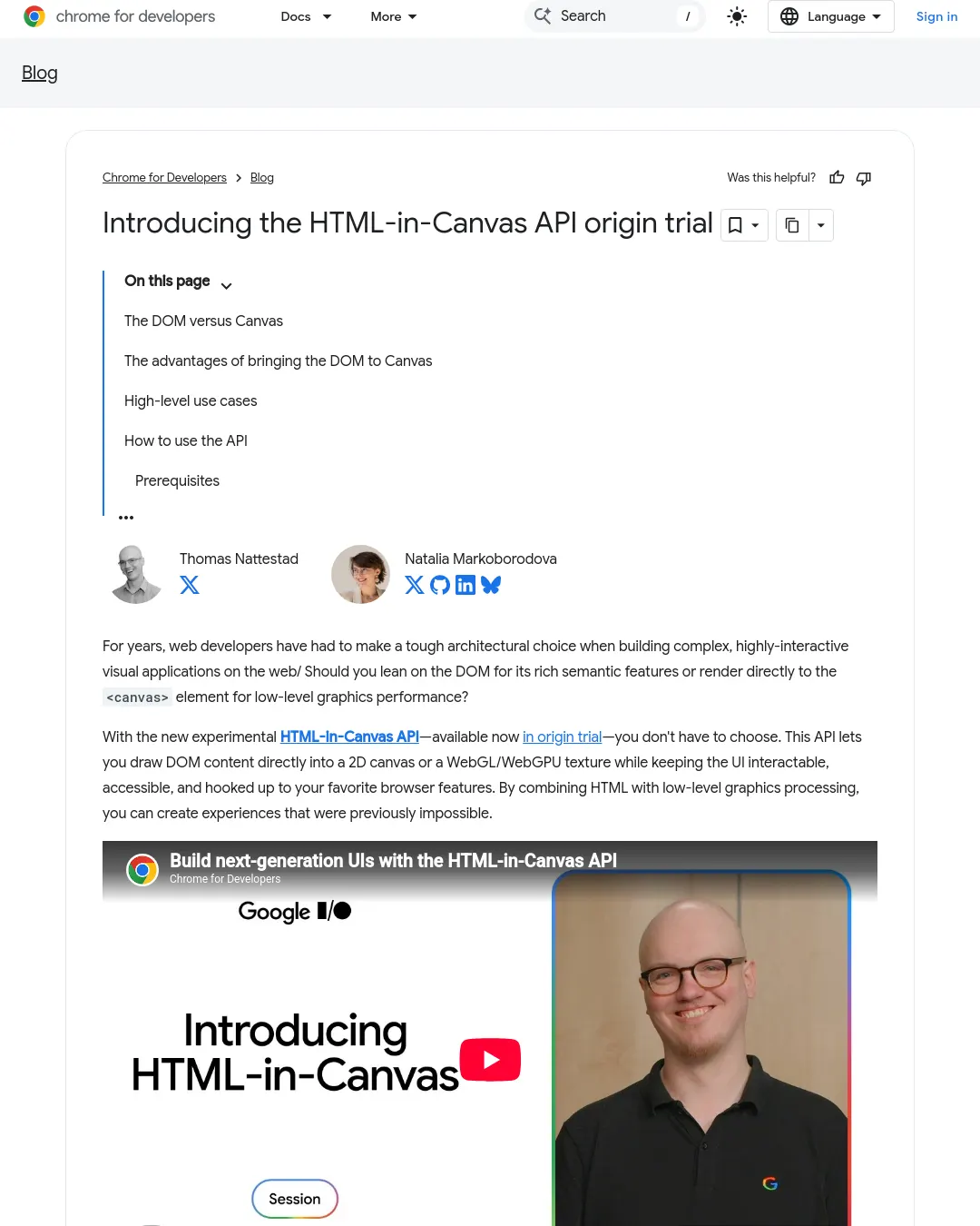 원문 캡처 · developer.chrome.com