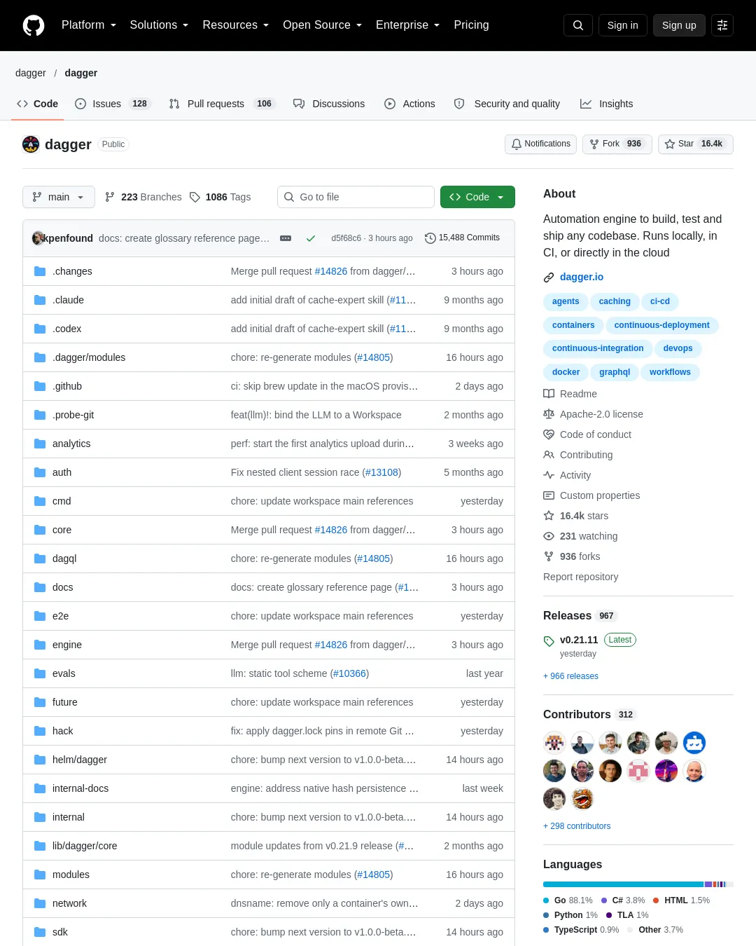 원문 캡처 · github.com