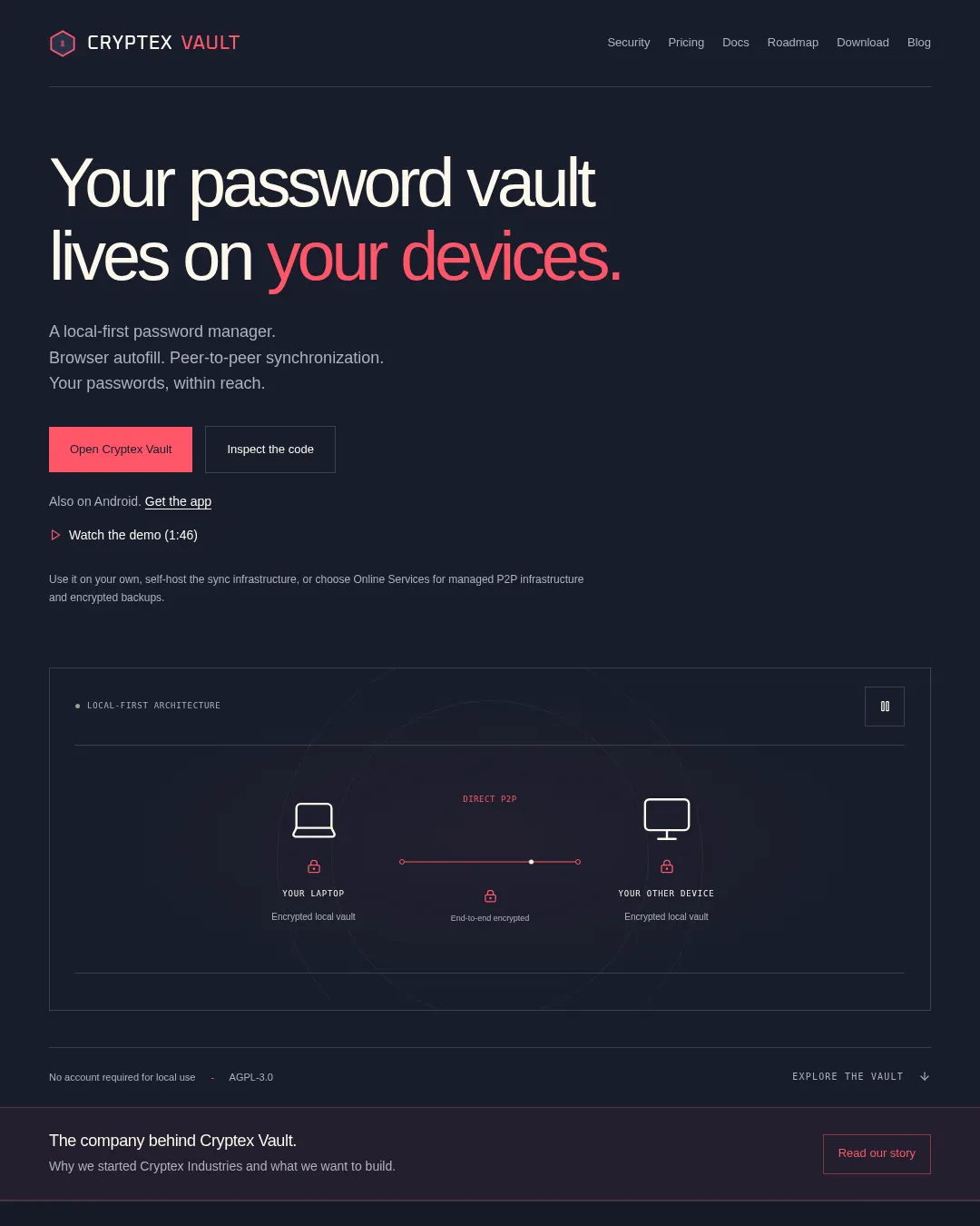 원문 캡처 · cryptex-vault.com