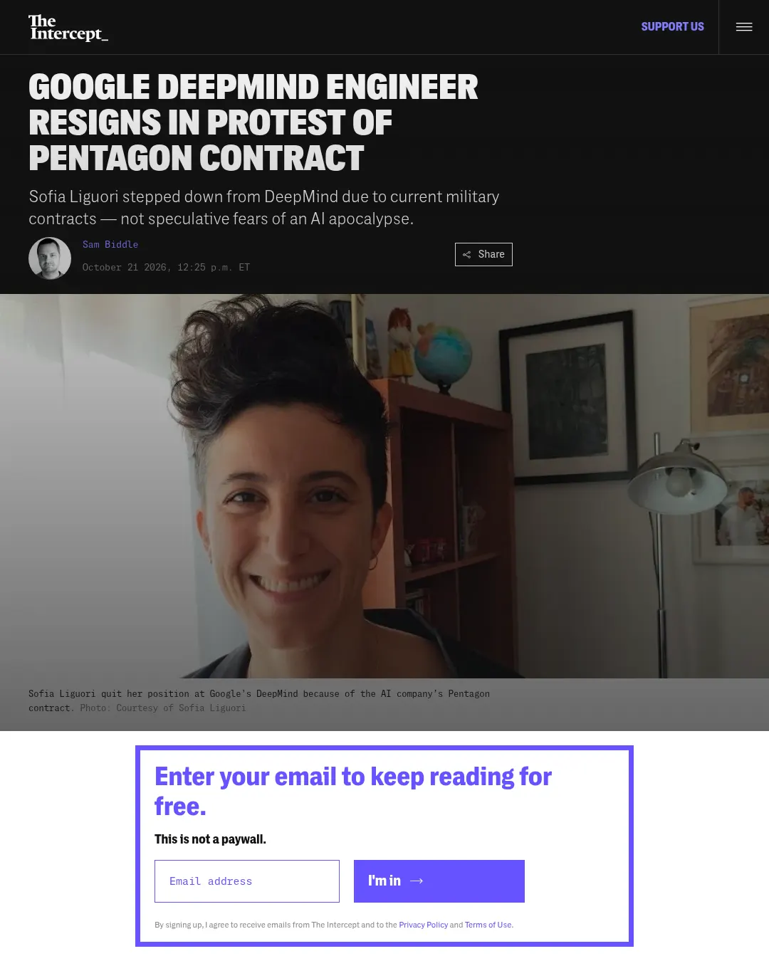 원문 캡처 · theintercept.com