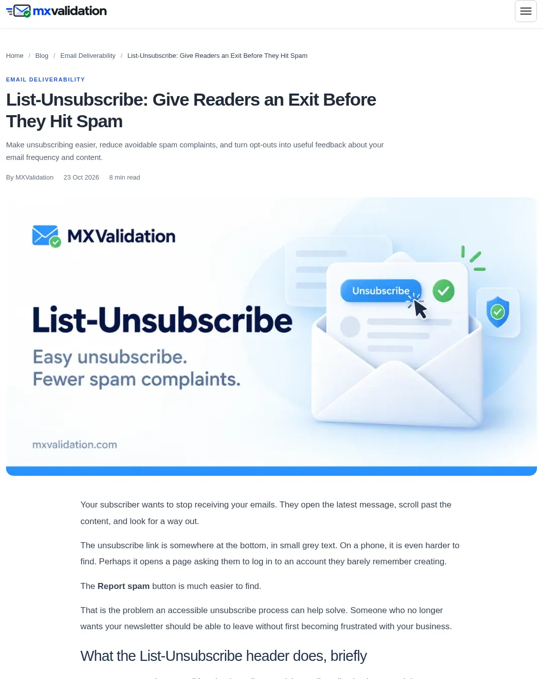 원문 캡처 · mxvalidation.com