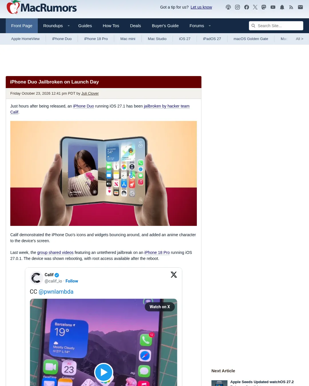 원문 캡처 · macrumors.com