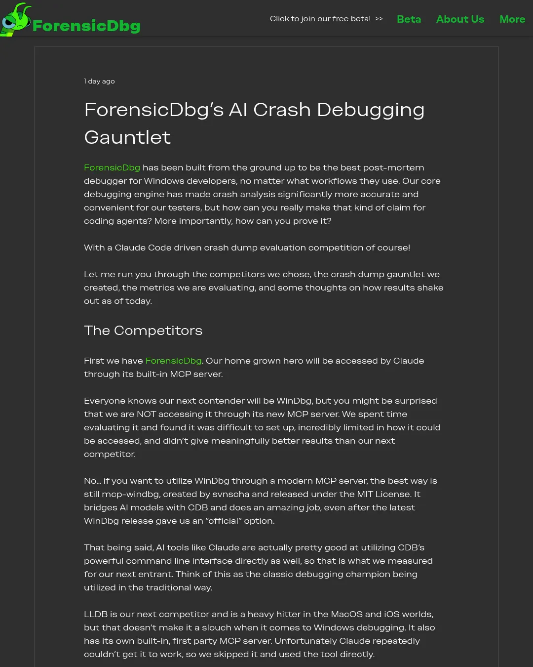 원문 캡처 · forensicdbg.com