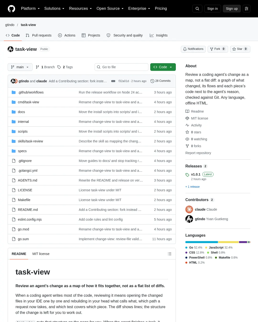 원문 캡처 · github.com