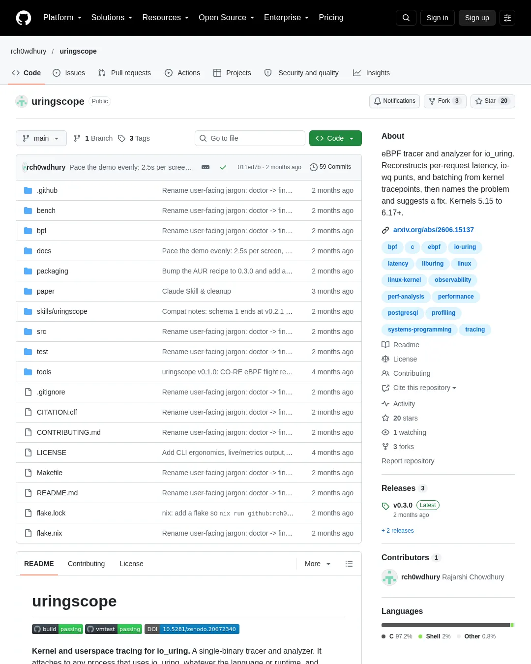원문 캡처 · github.com