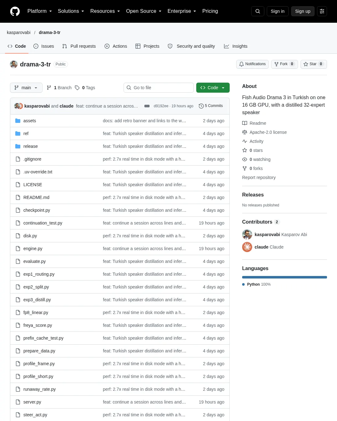 원문 캡처 · github.com
