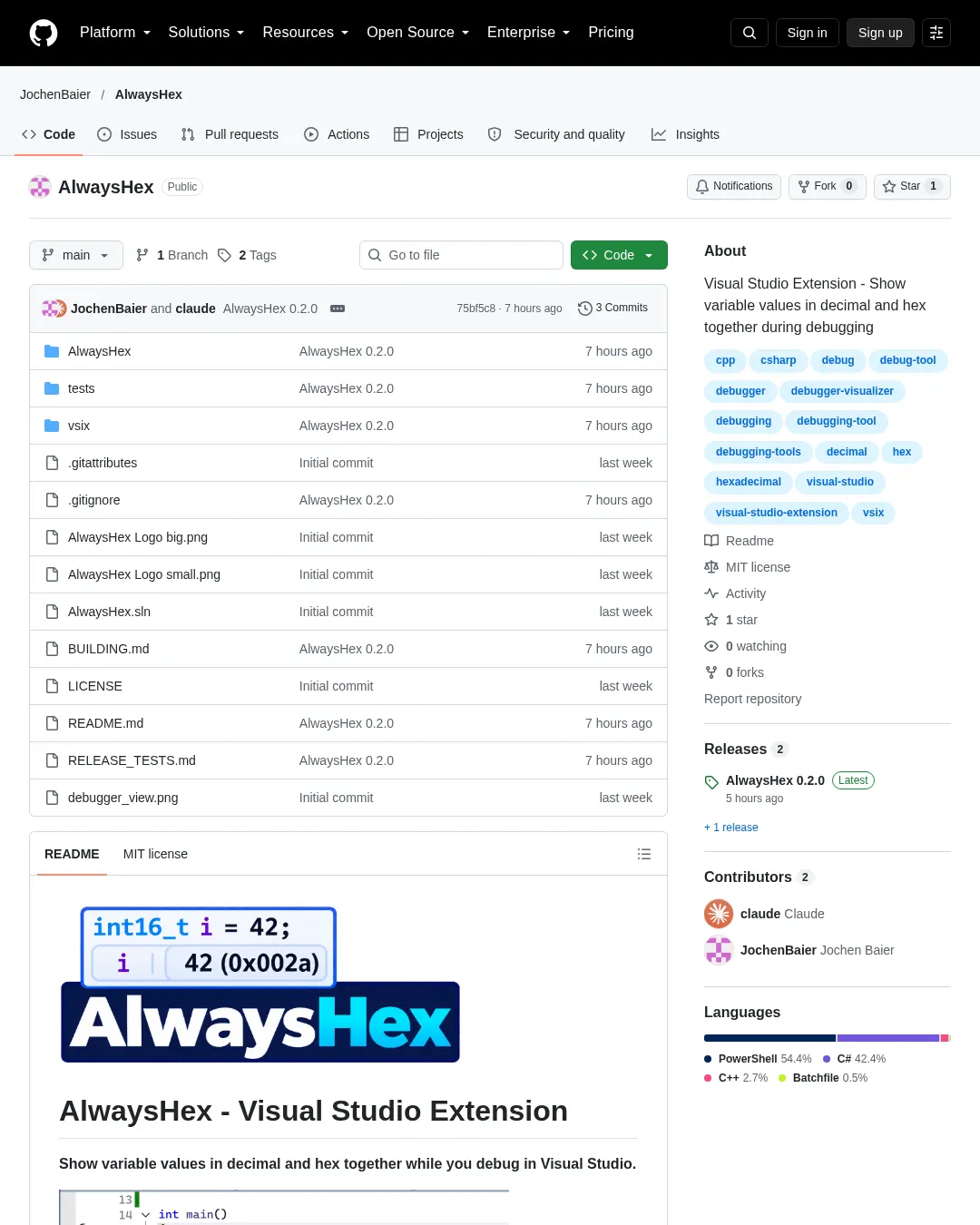 원문 캡처 · github.com