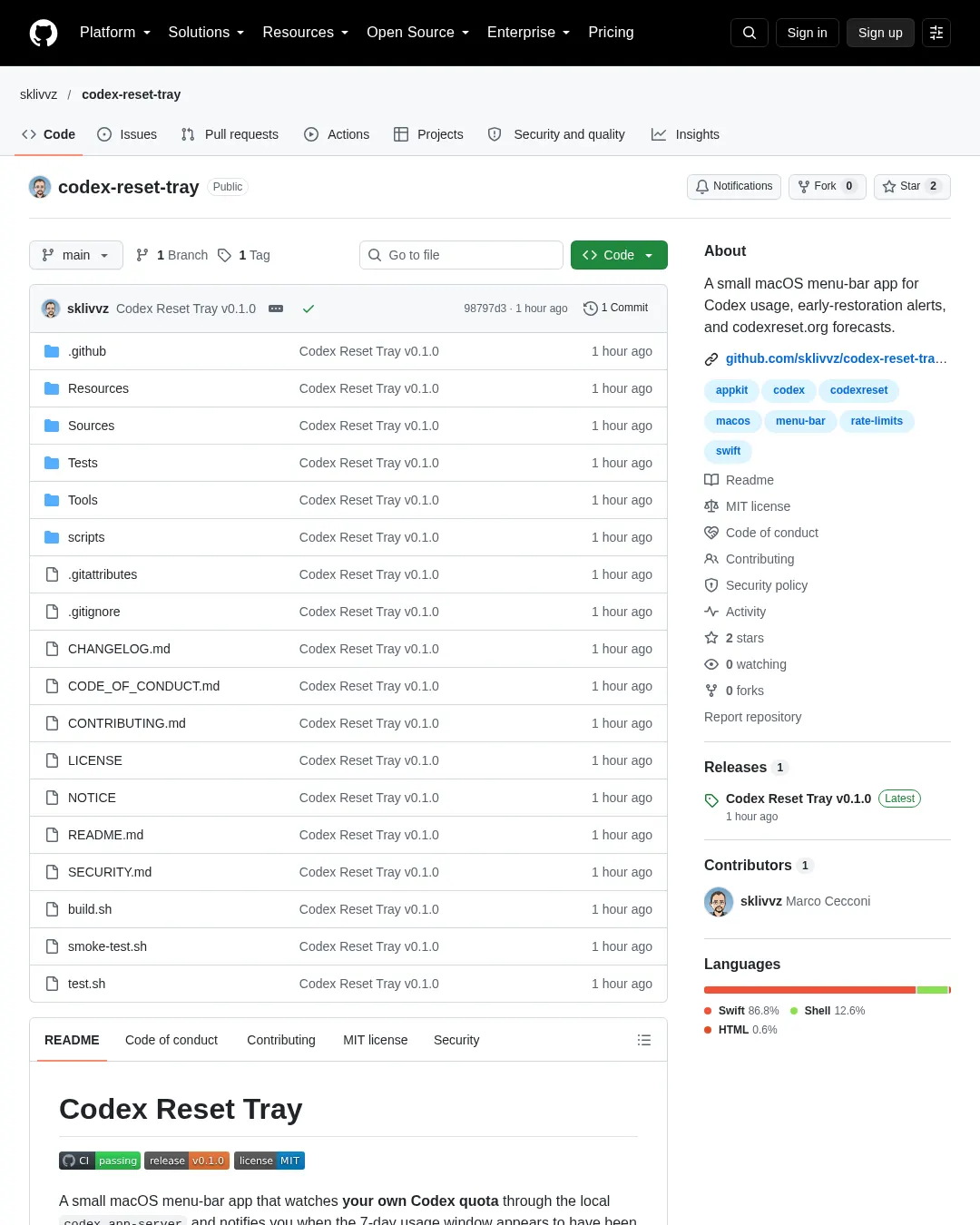 원문 캡처 · github.com