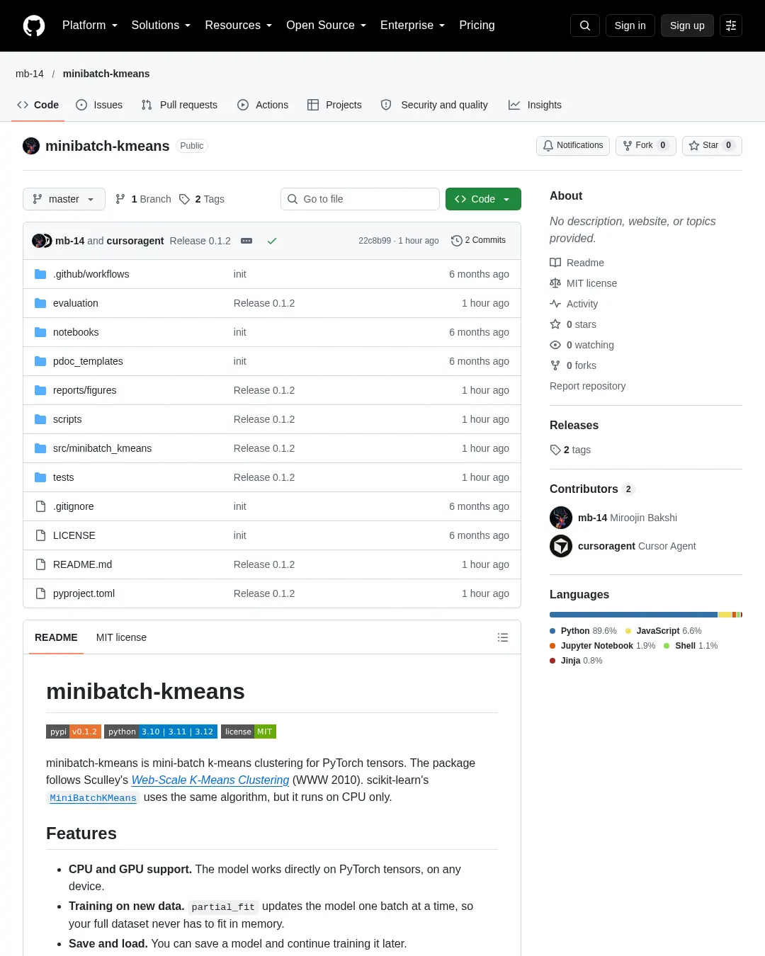 원문 캡처 · github.com
