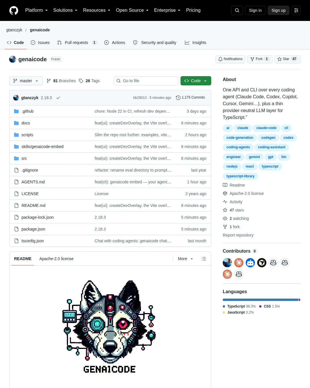 원문 캡처 · github.com