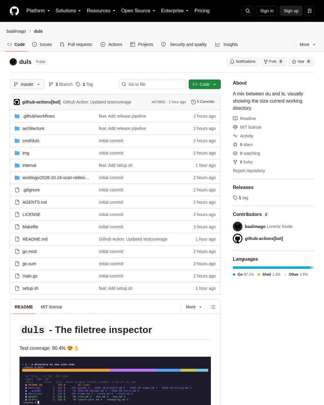 원문 캡처 · github.com
